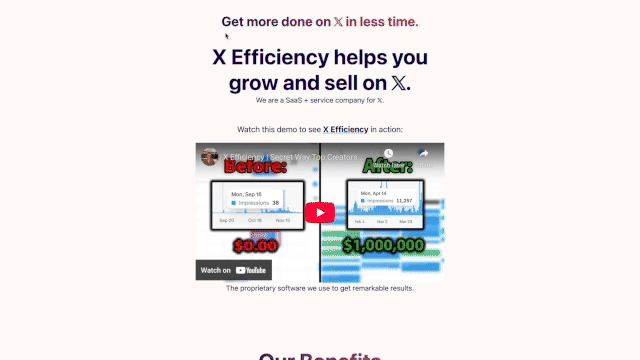 X Efficiency